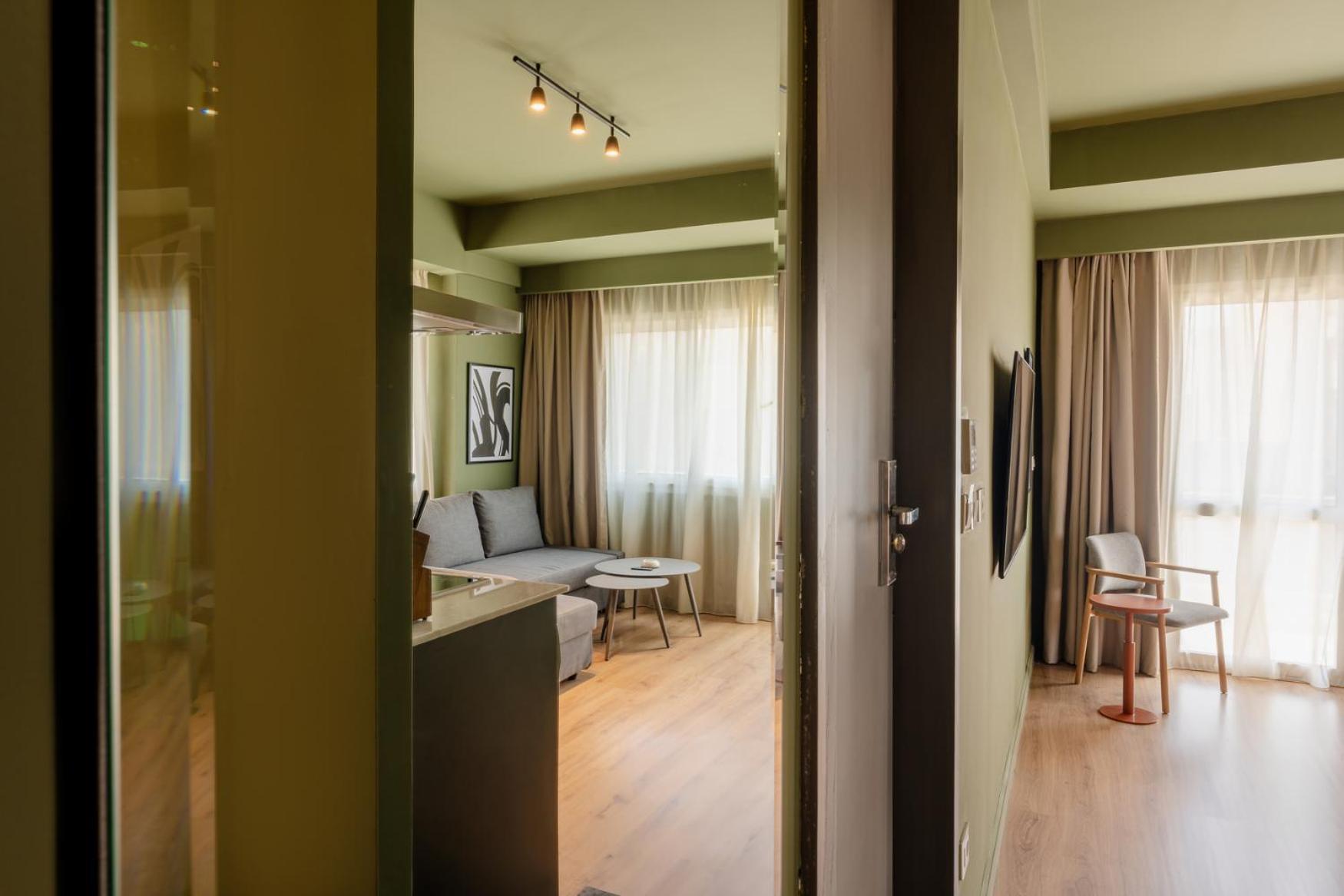 Grey L Studio Apartments Downtown Cairo Ouzonian House Exterior photo